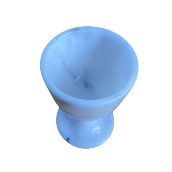 Solid Marble Egg Cup and Decorative Egg Display Holder (E14Q) - Picture 4 of 5